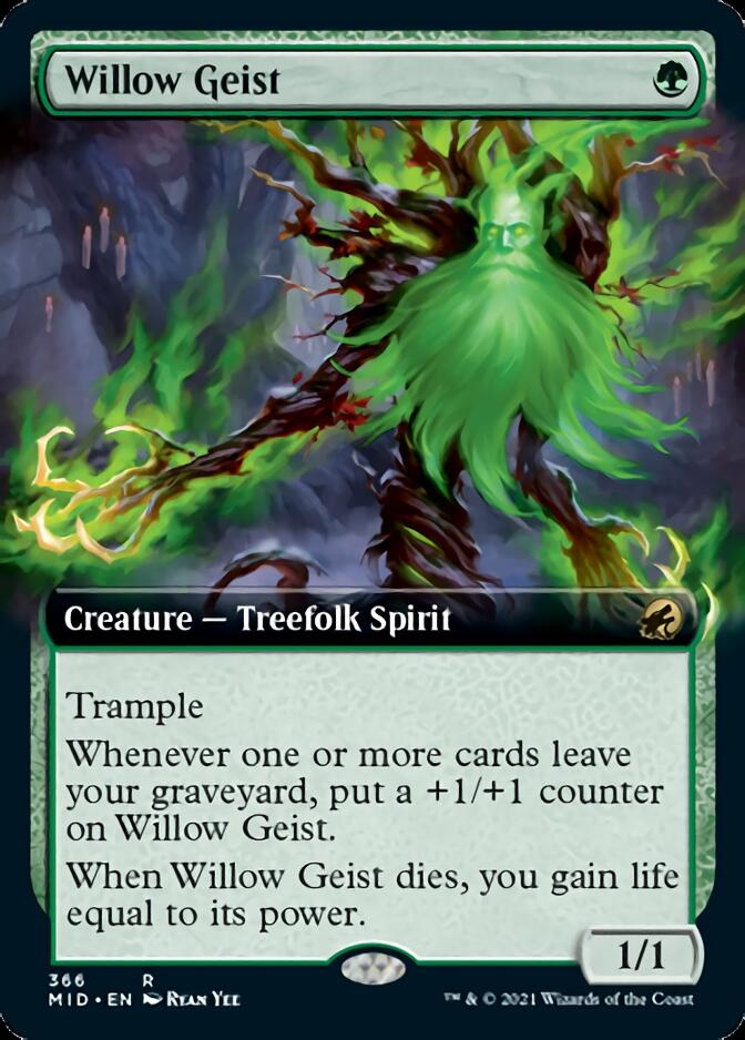 Willow Geist (Extended Art) [Innistrad: Midnight Hunt] | I Want That Stuff Brandon