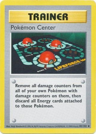 Pokemon Center (85/102) [Base Set Shadowless Unlimited] | I Want That Stuff Brandon