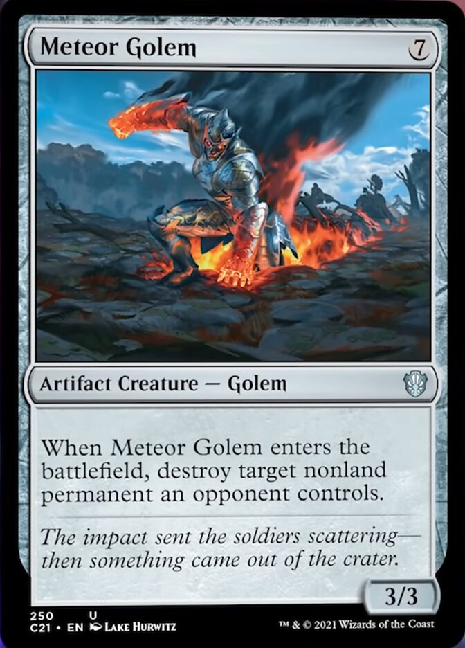 Meteor Golem [Commander 2021] | I Want That Stuff Brandon