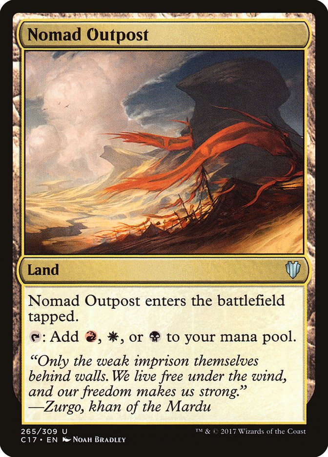 Nomad Outpost [Commander 2017] | I Want That Stuff Brandon