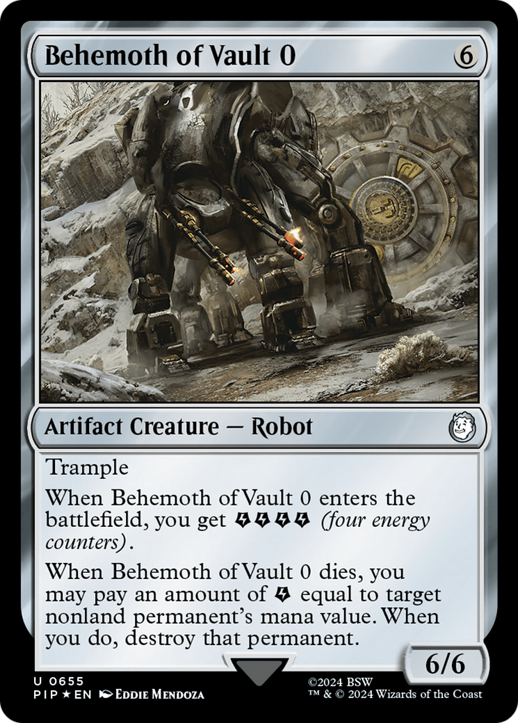 Behemoth of Vault 0 (Surge Foil) [Fallout] | I Want That Stuff Brandon