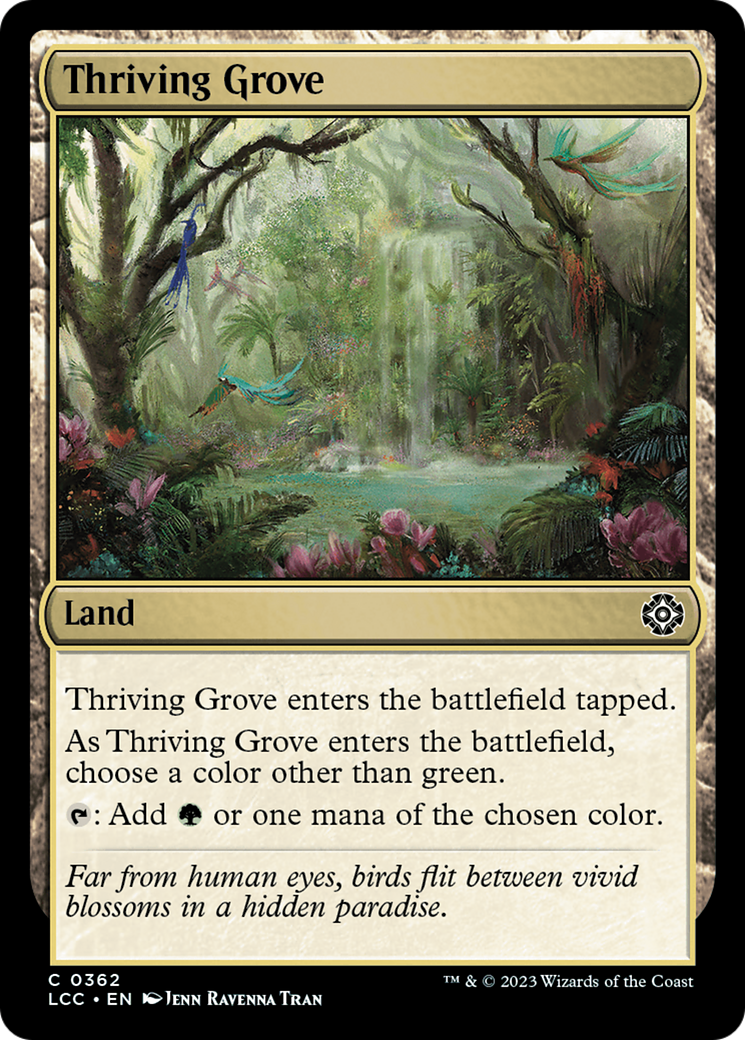 Thriving Grove [The Lost Caverns of Ixalan Commander] | I Want That Stuff Brandon