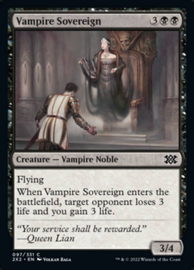 Vampire Sovereign [Double Masters 2022] | I Want That Stuff Brandon