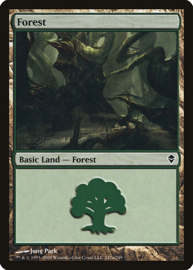 Forest (247a) [Zendikar] | I Want That Stuff Brandon
