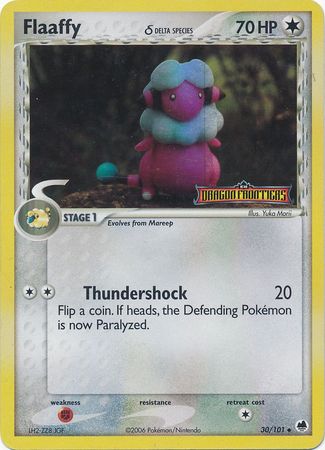 Flaaffy (30/101) (Delta Species) (Stamped) [EX: Dragon Frontiers] | I Want That Stuff Brandon