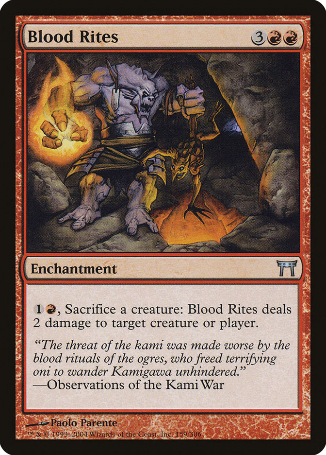 Blood Rites [Champions of Kamigawa] | I Want That Stuff Brandon