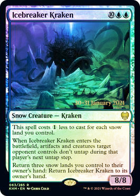 Icebreaker Kraken [Kaldheim Prerelease Promos] | I Want That Stuff Brandon