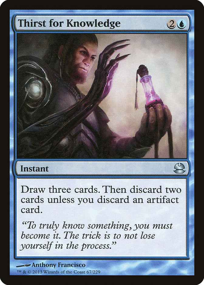 Thirst for Knowledge [Modern Masters] | I Want That Stuff Brandon