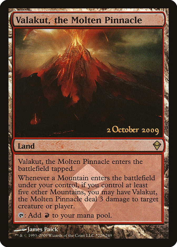 Valakut, the Molten Pinnacle [Zendikar Prerelease Promos] | I Want That Stuff Brandon