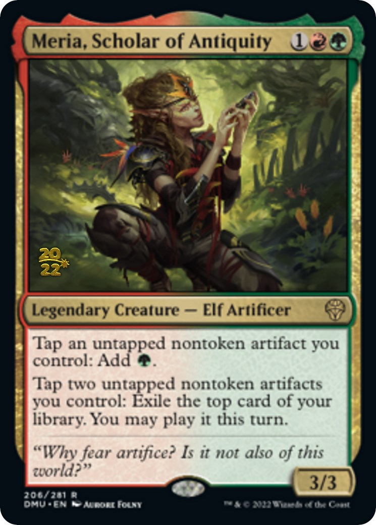 Meria, Scholar of Antiquity [Dominaria United Prerelease Promos] | I Want That Stuff Brandon