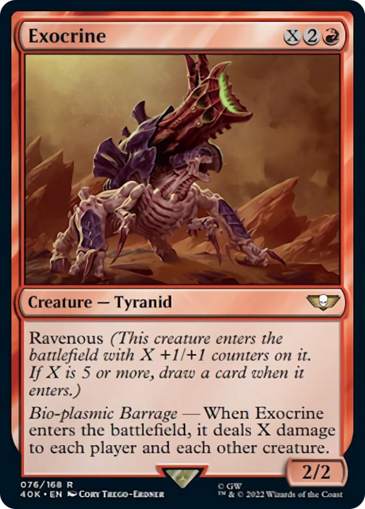 Exocrine (Surge Foil) [Warhammer 40,000] | I Want That Stuff Brandon