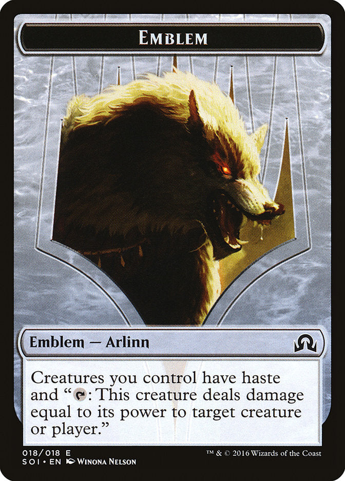 Arlinn Kord Emblem [Shadows over Innistrad Tokens] | I Want That Stuff Brandon