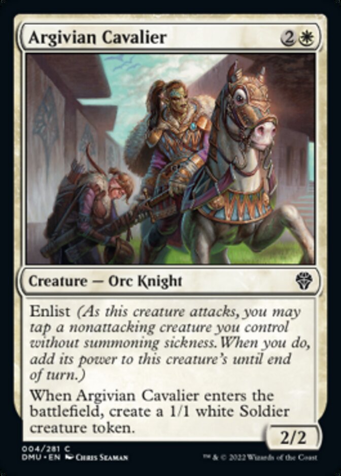 Argivian Cavalier [Dominaria United] | I Want That Stuff Brandon