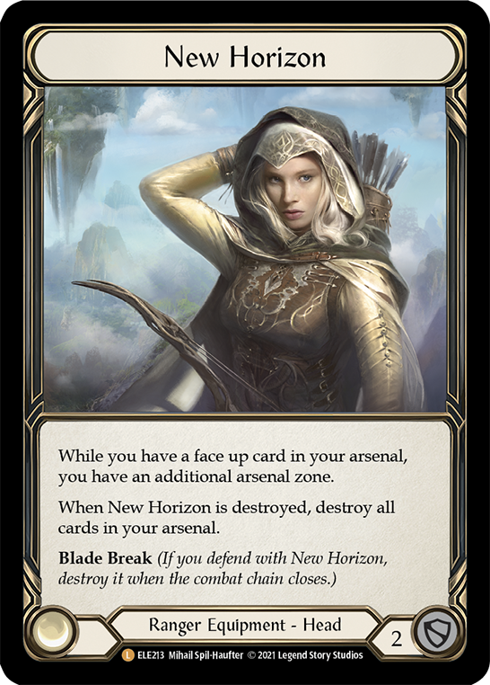 New Horizon [ELE213] (Tales of Aria)  1st Edition Cold Foil | I Want That Stuff Brandon