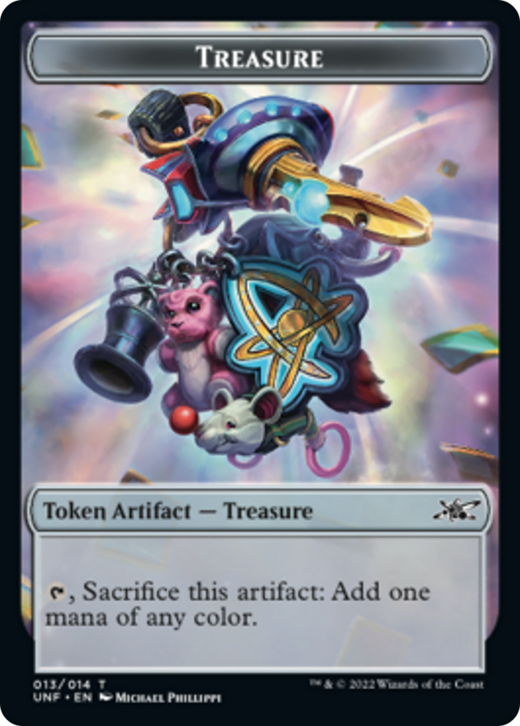 Squirrel // Treasure (013) Double-Sided Token [Unfinity Tokens] | I Want That Stuff Brandon