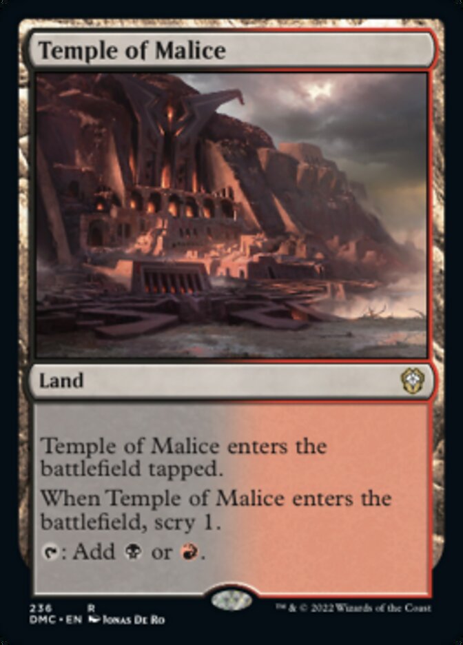 Temple of Malice [Dominaria United Commander] | I Want That Stuff Brandon