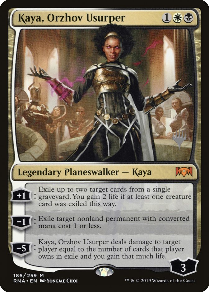 Kaya, Orzhov Usurper (Promo Pack) [Ravnica Allegiance Promos] | I Want That Stuff Brandon