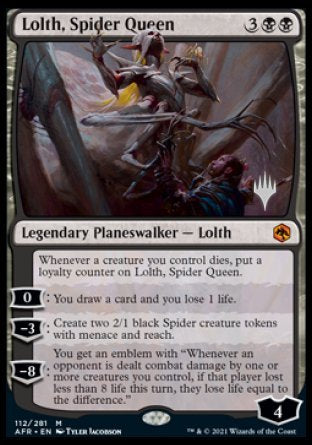 Lolth, Spider Queen (Promo Pack) [Dungeons & Dragons: Adventures in the Forgotten Realms Promos] | I Want That Stuff Brandon