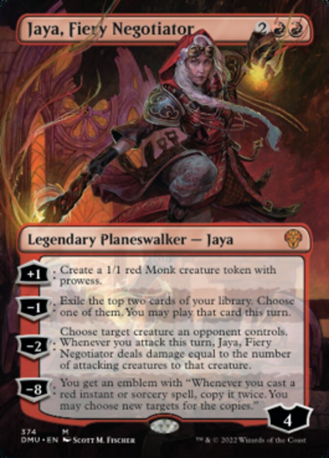 Jaya, Fiery Negotiator (Borderless) [Dominaria United] | I Want That Stuff Brandon