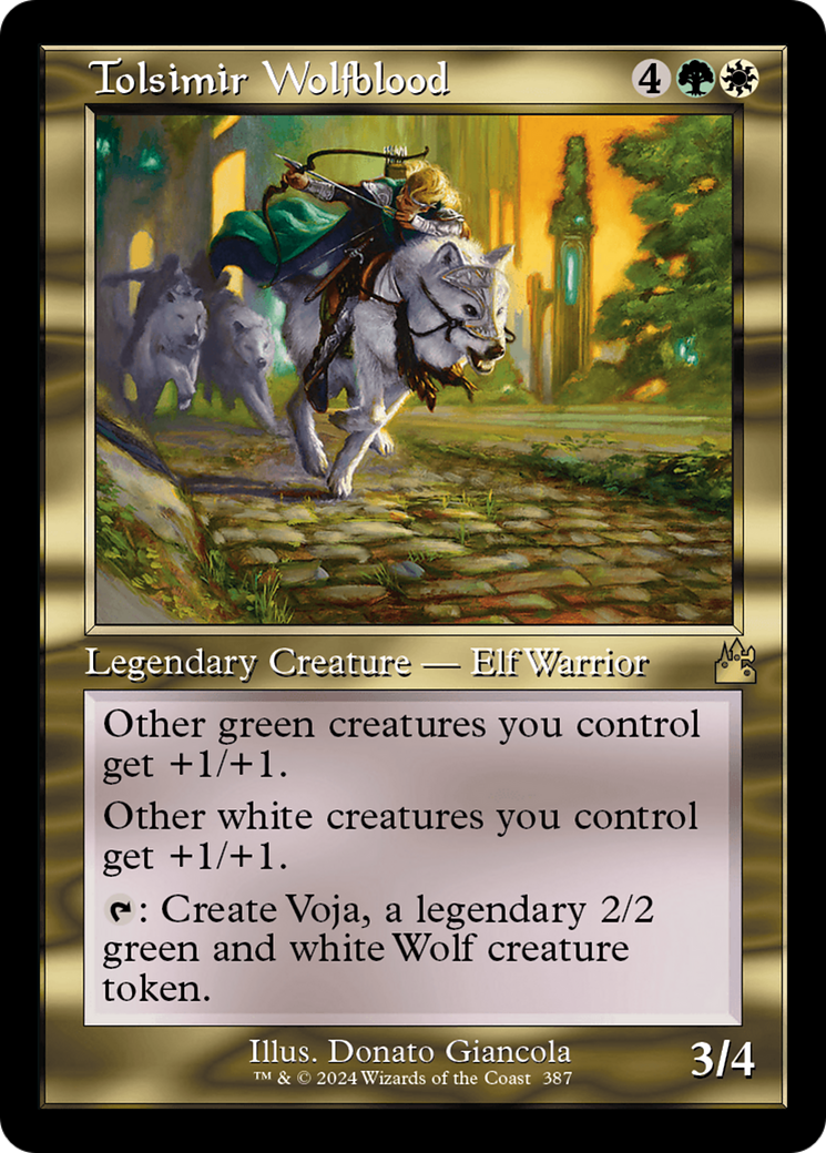 Tolsimir Wolfblood (Retro Frame) [Ravnica Remastered] | I Want That Stuff Brandon