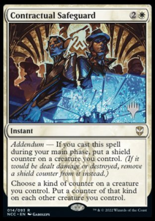 Contractual Safeguard (Promo Pack) [Streets of New Capenna Commander Promos] | I Want That Stuff Brandon