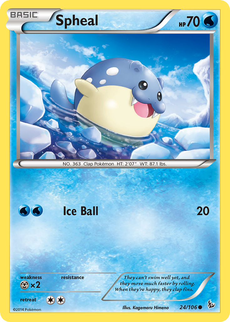 Spheal (24/106) [XY: Flashfire] | I Want That Stuff Brandon