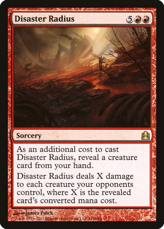 Disaster Radius [Commander 2011] | I Want That Stuff Brandon