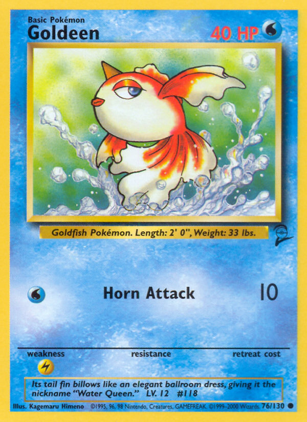 Goldeen (76/130) [Base Set 2] | I Want That Stuff Brandon