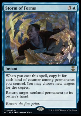 Storm of Forms (Promo Pack) [Streets of New Capenna Commander Promos] | I Want That Stuff Brandon