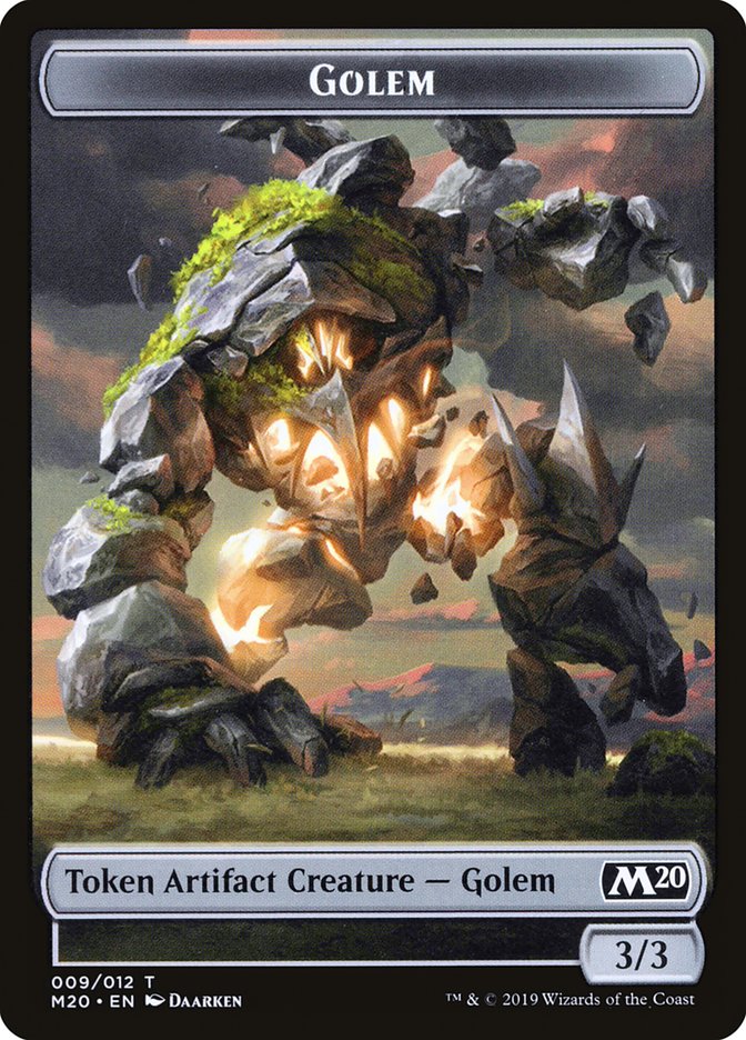 Golem Token [Core Set 2020 Tokens] | I Want That Stuff Brandon