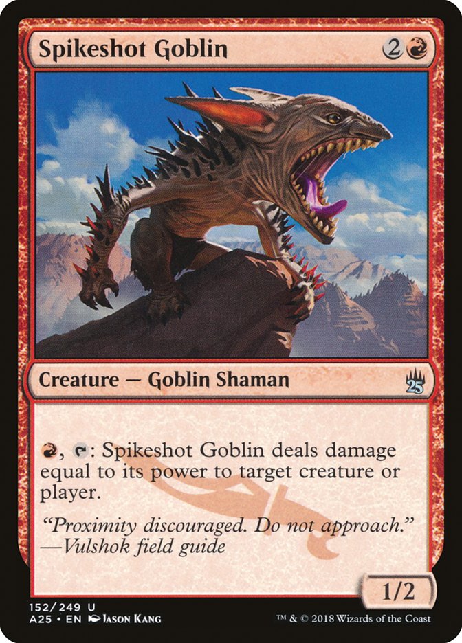 Spikeshot Goblin [Masters 25] | I Want That Stuff Brandon