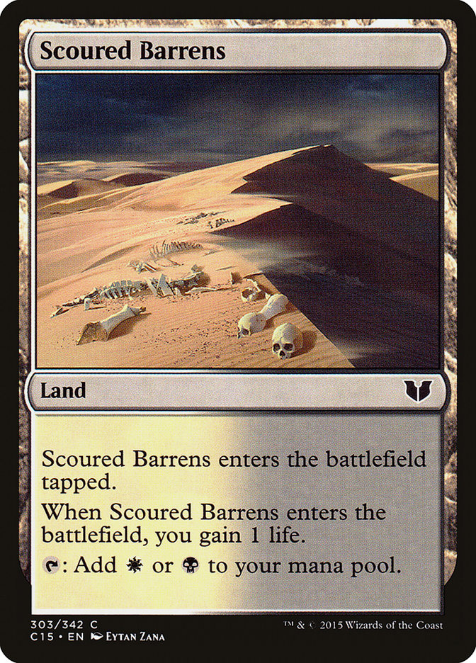 Scoured Barrens [Commander 2015] | I Want That Stuff Brandon