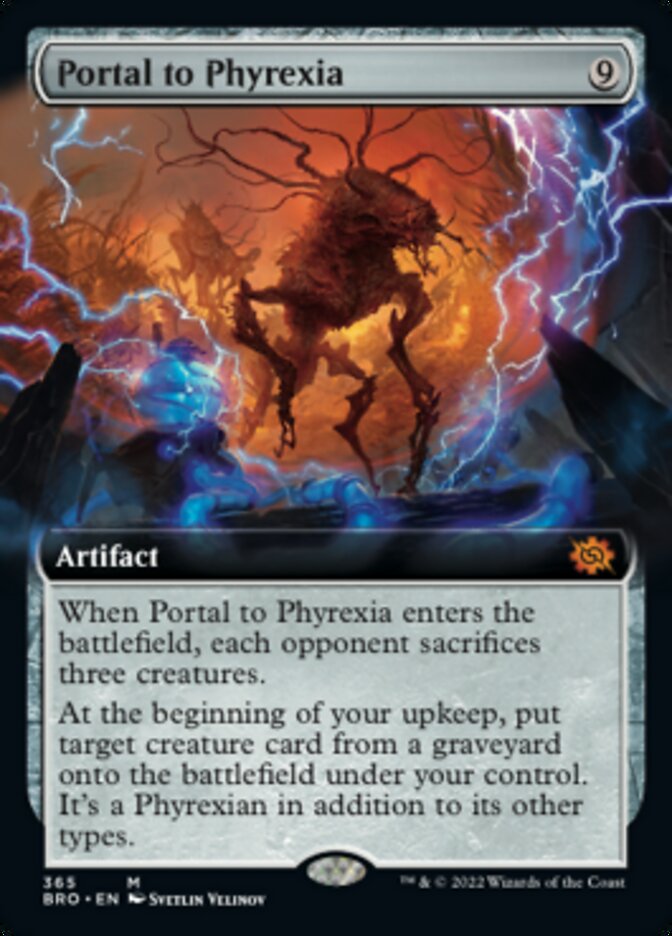 Portal to Phyrexia (Extended Art) [The Brothers' War] | I Want That Stuff Brandon