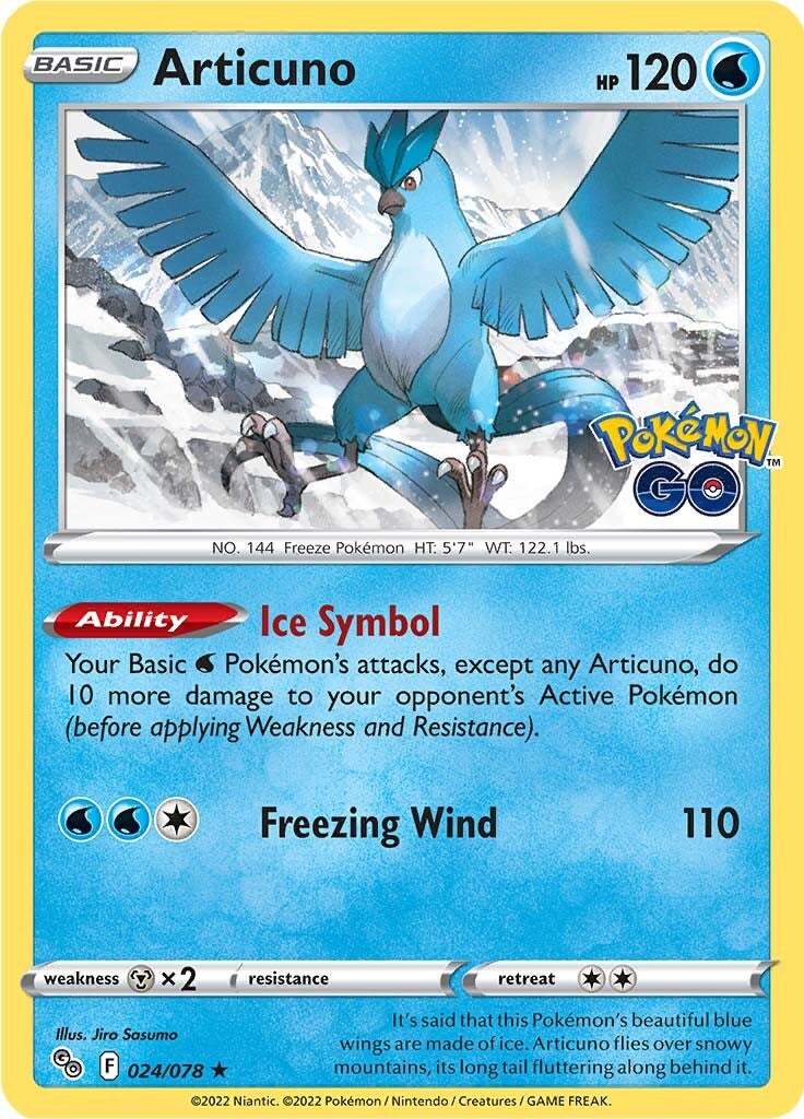 Articuno (024/078) [Pokémon GO] | I Want That Stuff Brandon