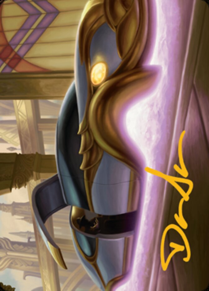 Mysterious Limousine Art Card (Gold-Stamped Signature) [Streets of New Capenna Art Series] | I Want That Stuff Brandon