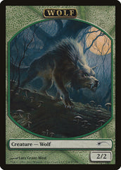 Human // Wolf Double-Sided Token [Friday Night Magic 2012] | I Want That Stuff Brandon