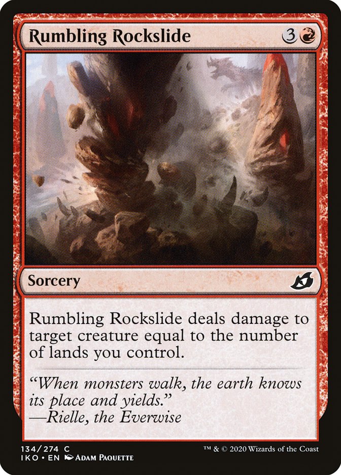 Rumbling Rockslide [Ikoria: Lair of Behemoths] | I Want That Stuff Brandon