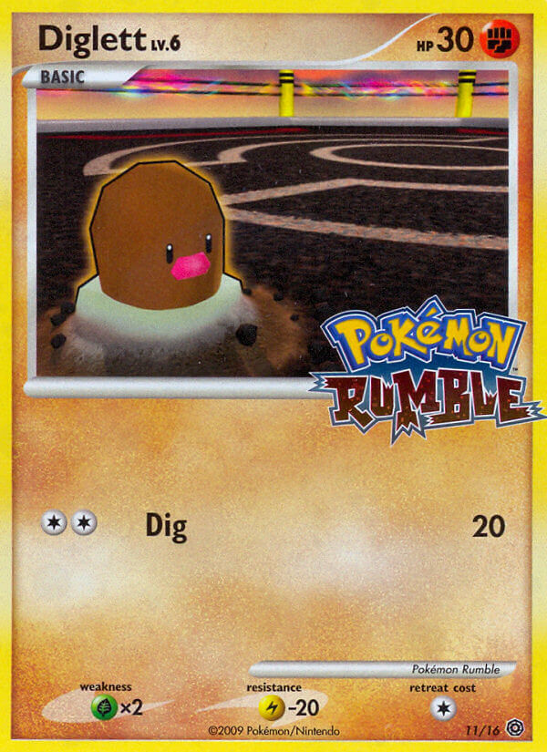 Diglett (11/16) [Pokémon Rumble] | I Want That Stuff Brandon
