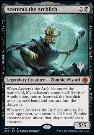 Acererak the Archlich (Promo Pack) [Dungeons & Dragons: Adventures in the Forgotten Realms Promos] | I Want That Stuff Brandon