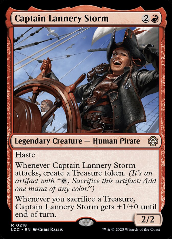 Captain Lannery Storm [The Lost Caverns of Ixalan Commander] | I Want That Stuff Brandon