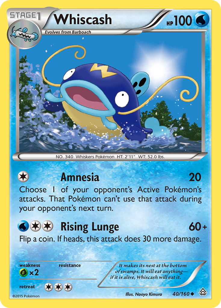 Whiscash (40/160) [XY: Primal Clash] | I Want That Stuff Brandon