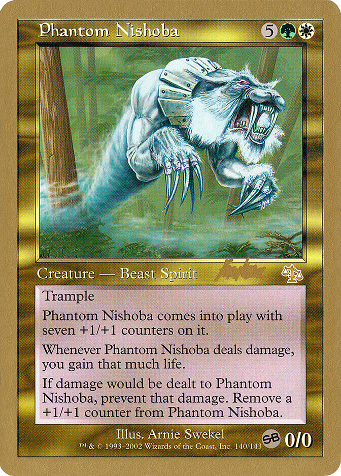 Phantom Nishoba (Brian Kibler) (SB) [World Championship Decks 2002] | I Want That Stuff Brandon