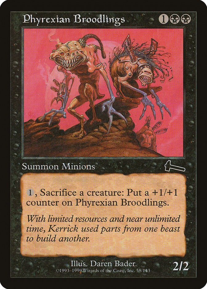 Phyrexian Broodlings [Urza's Legacy] | I Want That Stuff Brandon