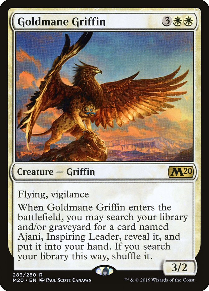 Goldmane Griffin [Core Set 2020] | I Want That Stuff Brandon