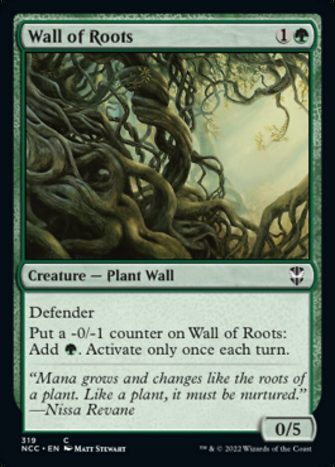 Wall of Roots [Streets of New Capenna Commander] | I Want That Stuff Brandon