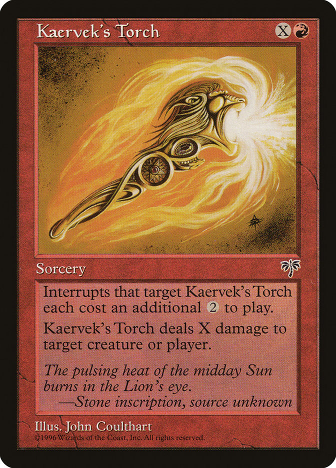 Kaervek's Torch [Mirage] | I Want That Stuff Brandon