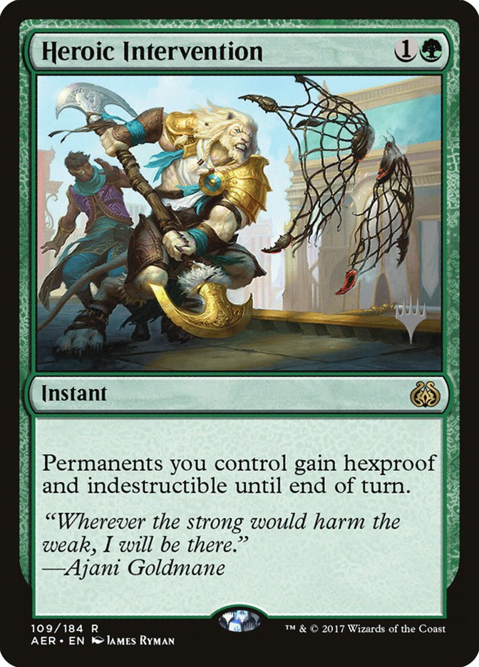 Heroic Intervention (Promo Pack) [Aether Revolt Promos] | I Want That Stuff Brandon