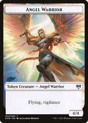 Treasure // Angel Warrior Double-Sided Token [Kaldheim Tokens] | I Want That Stuff Brandon