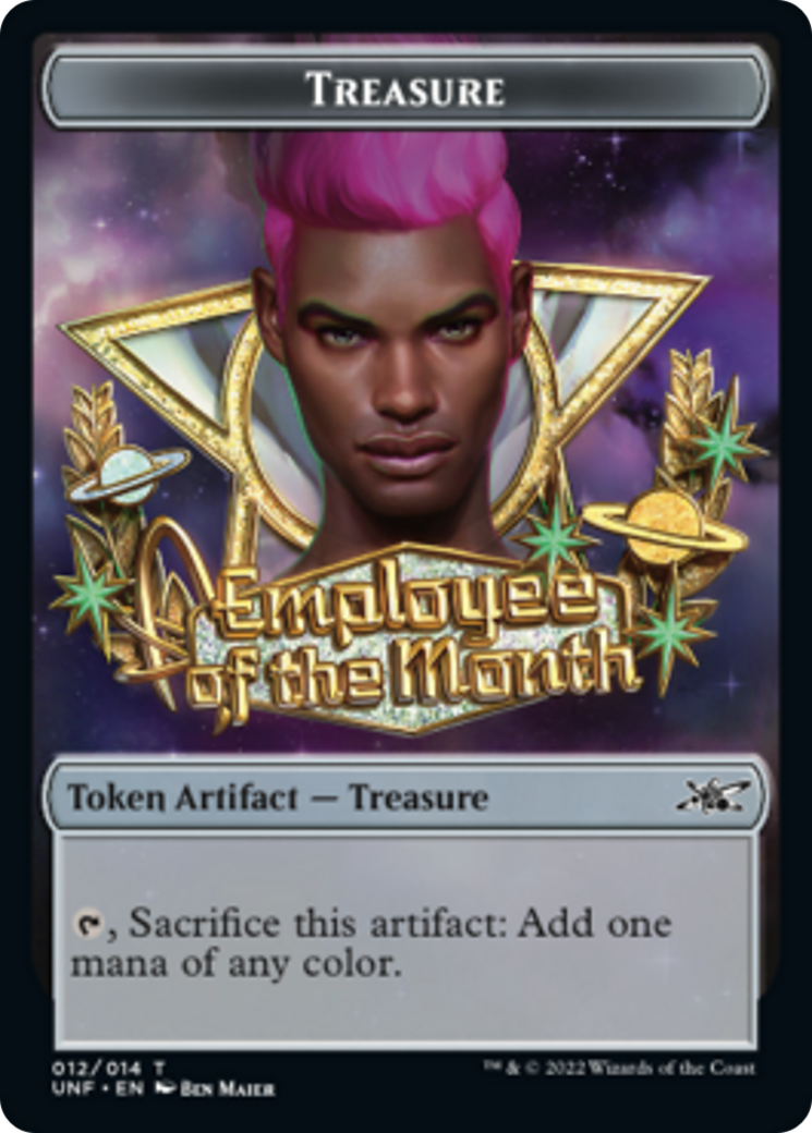 Squirrel // Treasure (012) Double-Sided Token [Unfinity Tokens] | I Want That Stuff Brandon