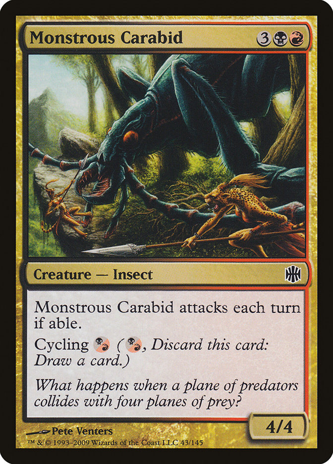 Monstrous Carabid [Alara Reborn] | I Want That Stuff Brandon